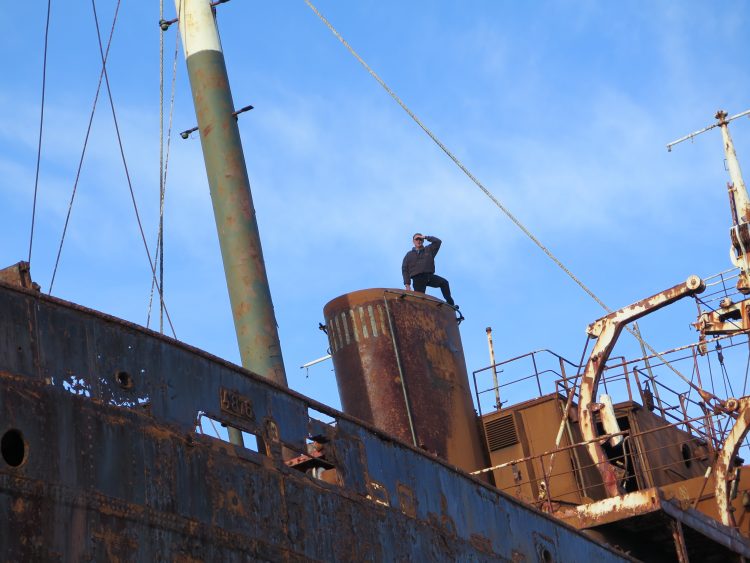amyr klink no navio desdemona em terra do fogo