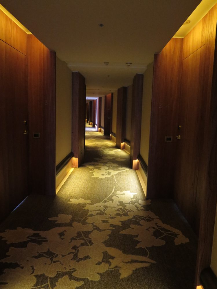 carpete desenhado com luz ambiente