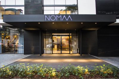 fachada no nomaa hotel em curitiba