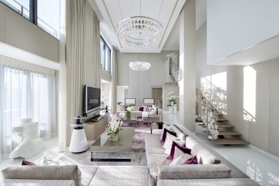 sala de estar da suite royale mandarin