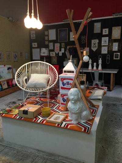 Obsjetos de decoração na Tienda Palacio em Buenos Aires