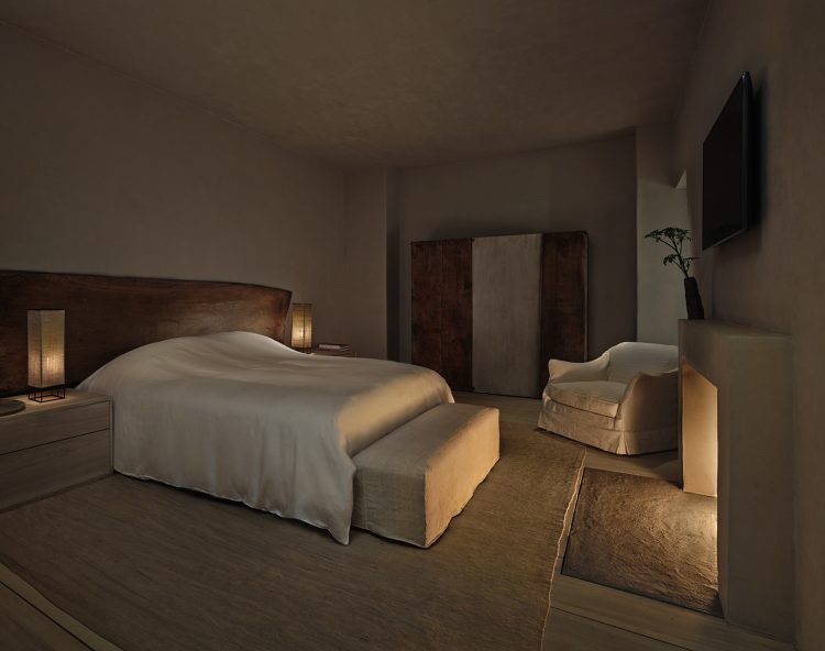 quarto em cimento queimado