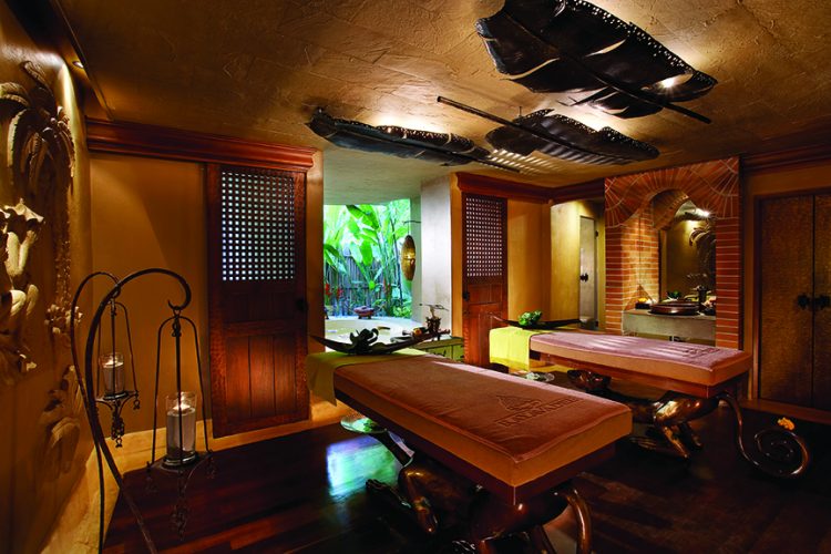 Sala de massagem no Spa do Rayavadee