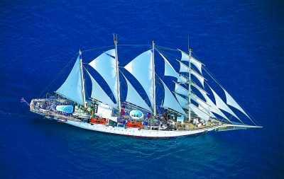 O veleiro Star Flyer da empresa Star Clippers