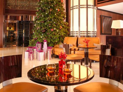 Decoração de Natal do 45 Park Lane