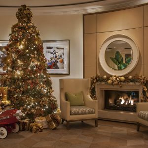 Decoração de Natal do Hotel Bervelly Hills