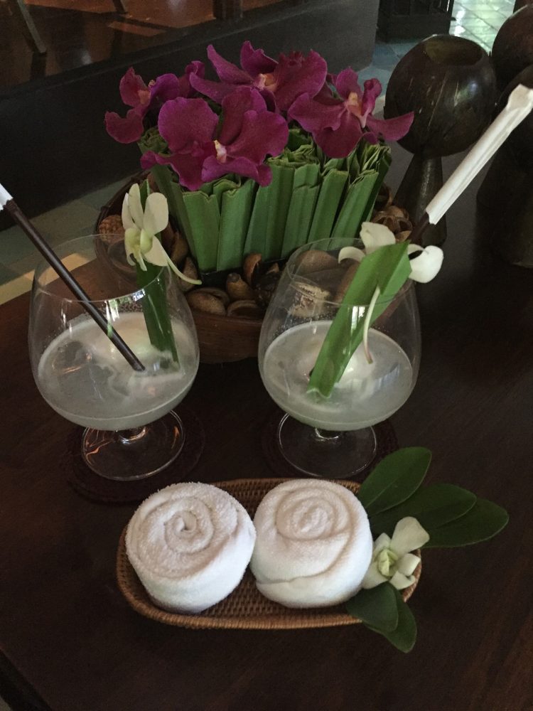 Welcome drinks