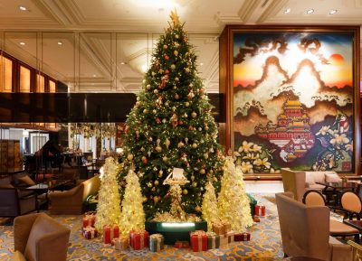 Decoração de Natal do Kowloon Shangri-la