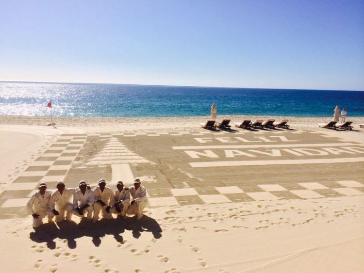 Praia do Las Ventanas al Paraiso para o Natal