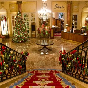 Decoração de Natal do Ritz Madrid