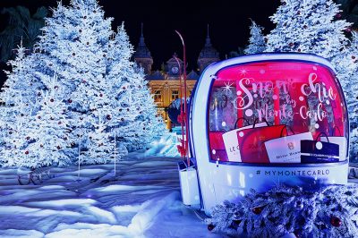 Place du Casino de Monte-Carlo decorada para o Natal