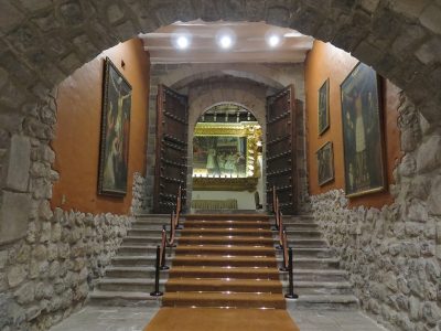 Entrada da capela San Antonio Abad