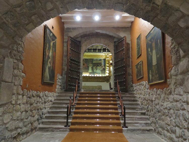 Entrada da capela San Antonio Abad