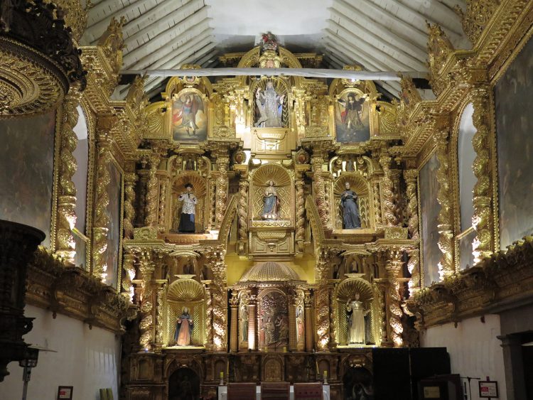 Altar da capela San Antonio Abad