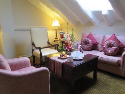 Sala da Junior Suite do Belmond Monasterio
