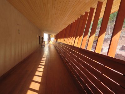 Uso de madeira em sua arquitetura