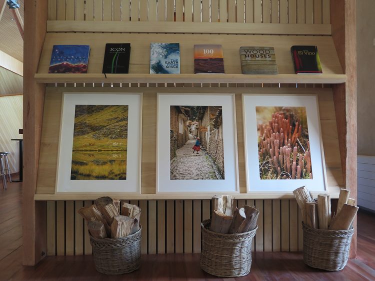 Livros e quadros na decoração