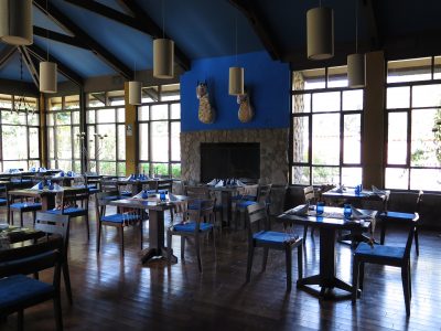 Área interna do Restaurante Wayra