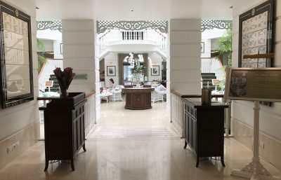 entrada da Ala dos Autores no Mandarin Oriental Bangkok