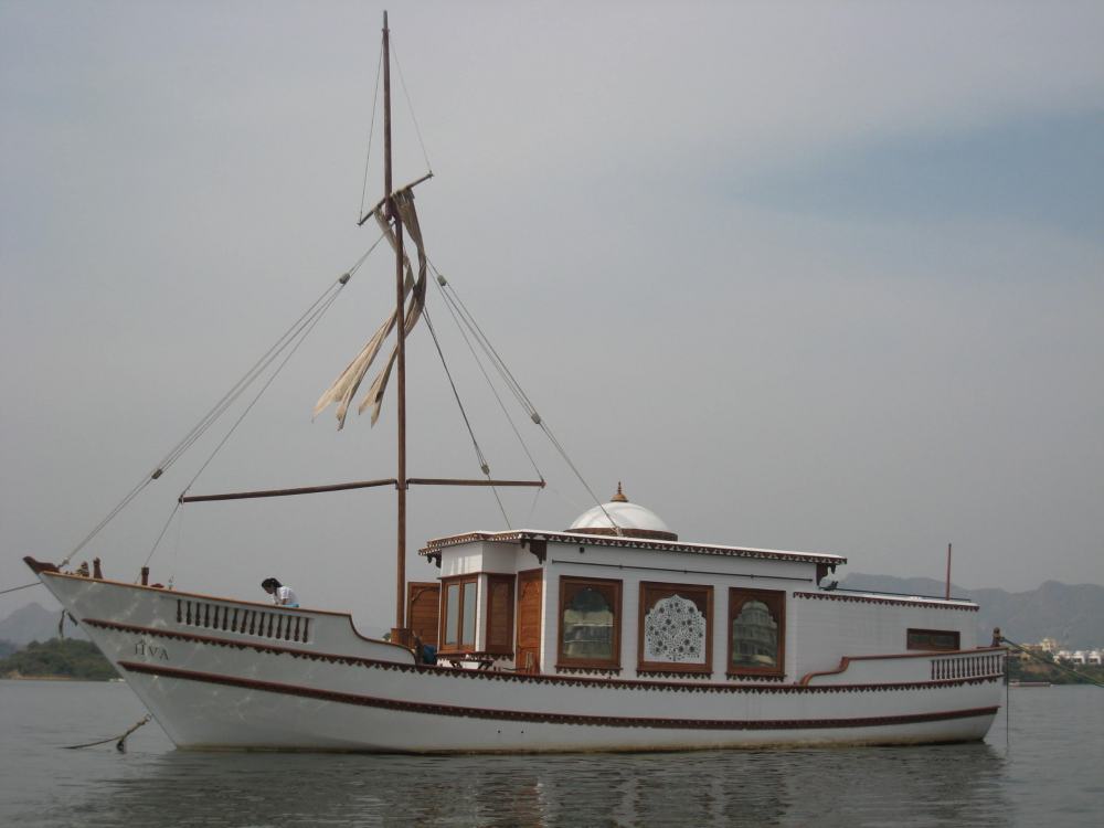 Spa no barco do Taj Lake Palace