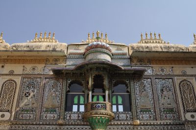 Detalhe da construção do City Palace
