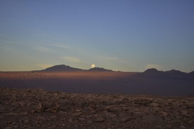 Pôr do sol no Vale da Morte