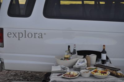 Lanche preparado pelo explora