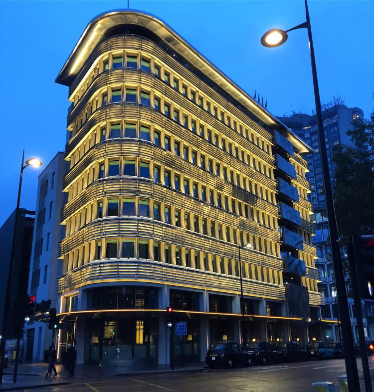 Fachada do 45 Park Lane em Londres