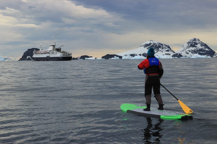stand up paddle na Antártica